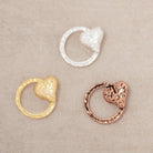 16x14mm Hammered Heart Charms for Jewelry Making - Set of 4 - The Bead Traders