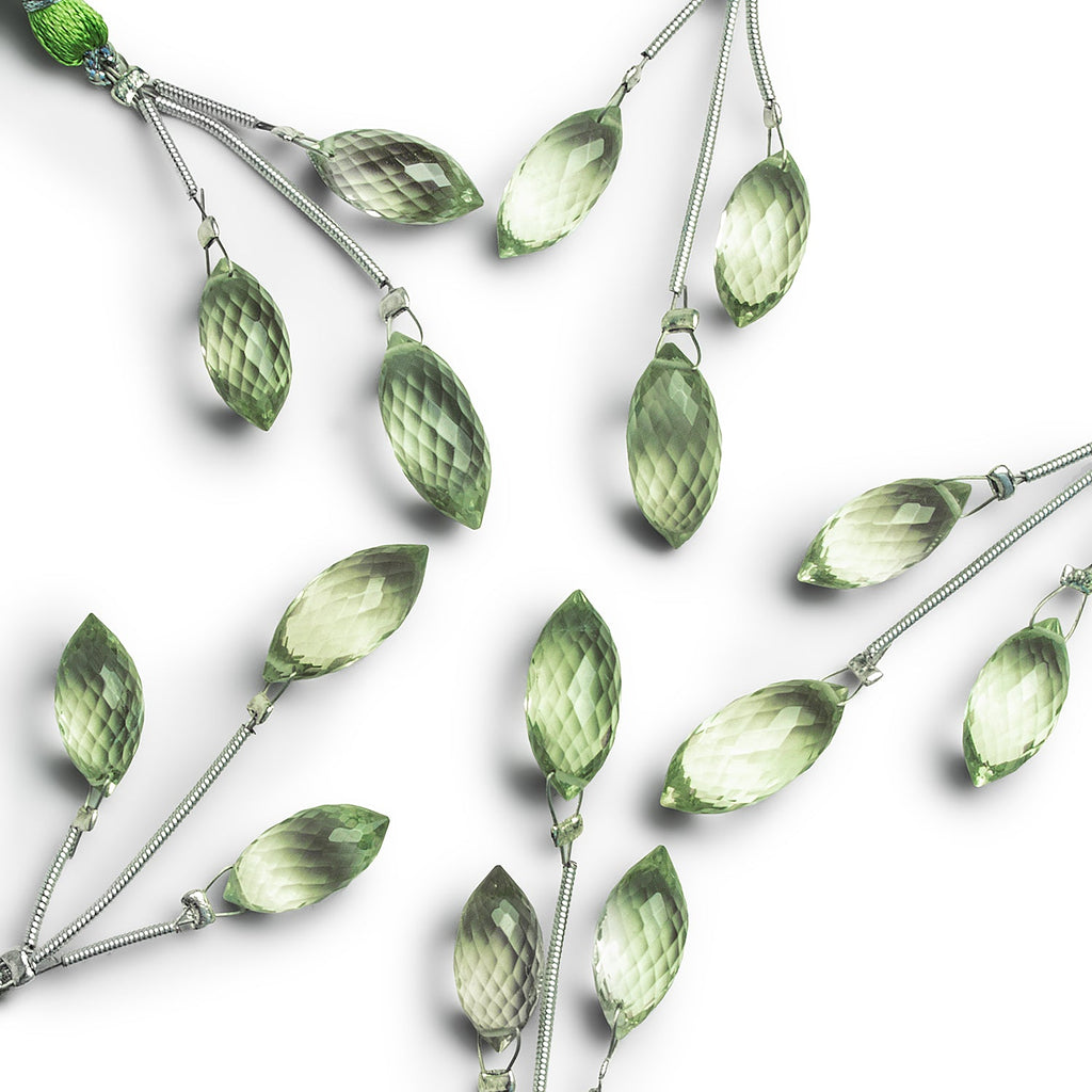 Prasiolite Beads (Green Amethyst Beads)