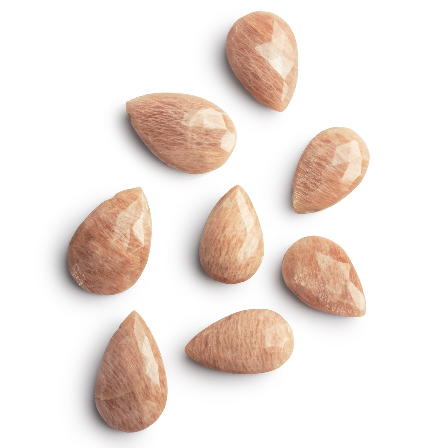 17x11mm Feldspar Faceted Pear Focal 1 Bead - The Bead Traders