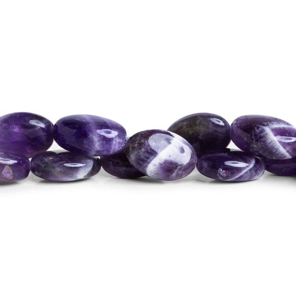 17x12mm Cape Amethyst Ovals 16 inch 26 beads