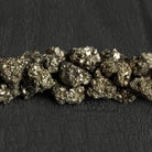 17x13mm Pyrite Nuggets 18 inch 31 beads - The Bead Traders