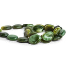 17x13mm Serpentine Plain Ovals 15 inch 21 beads - The Bead Traders