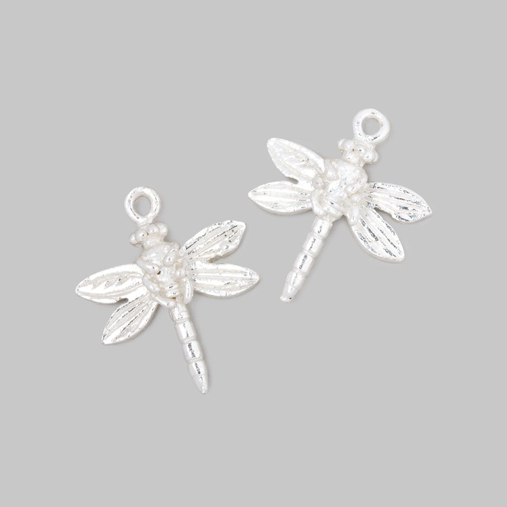 18mm Dragonfly Pendant Charm Set of 2 pieces - The Bead Traders