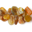 18x11mm Caramel Brown Agate Drusy Freeform Beads 8 inch 30 pieces - The Bead Traders