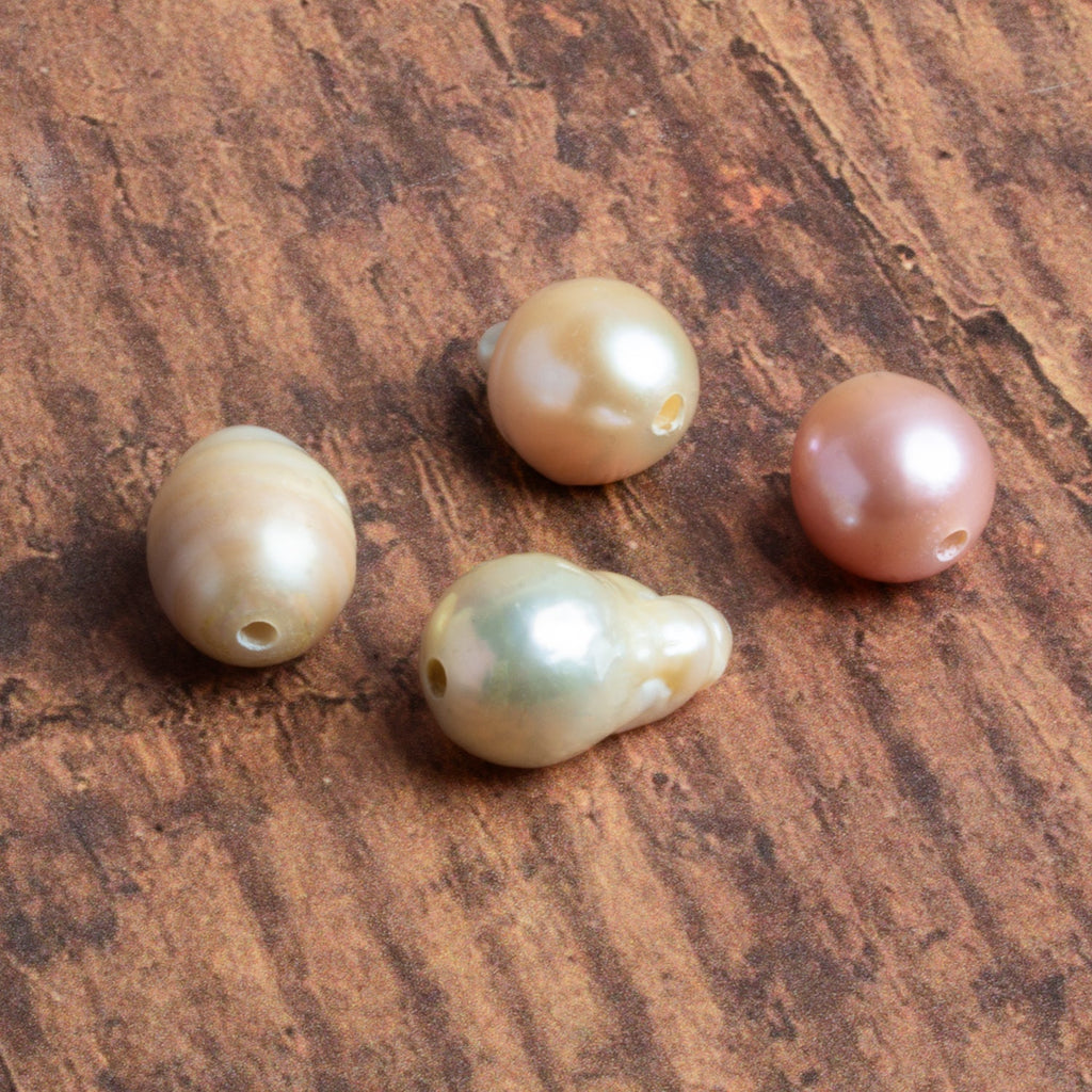 18x13mm Ultra Baroques - Lot of 4 Pearls - The Bead Traders