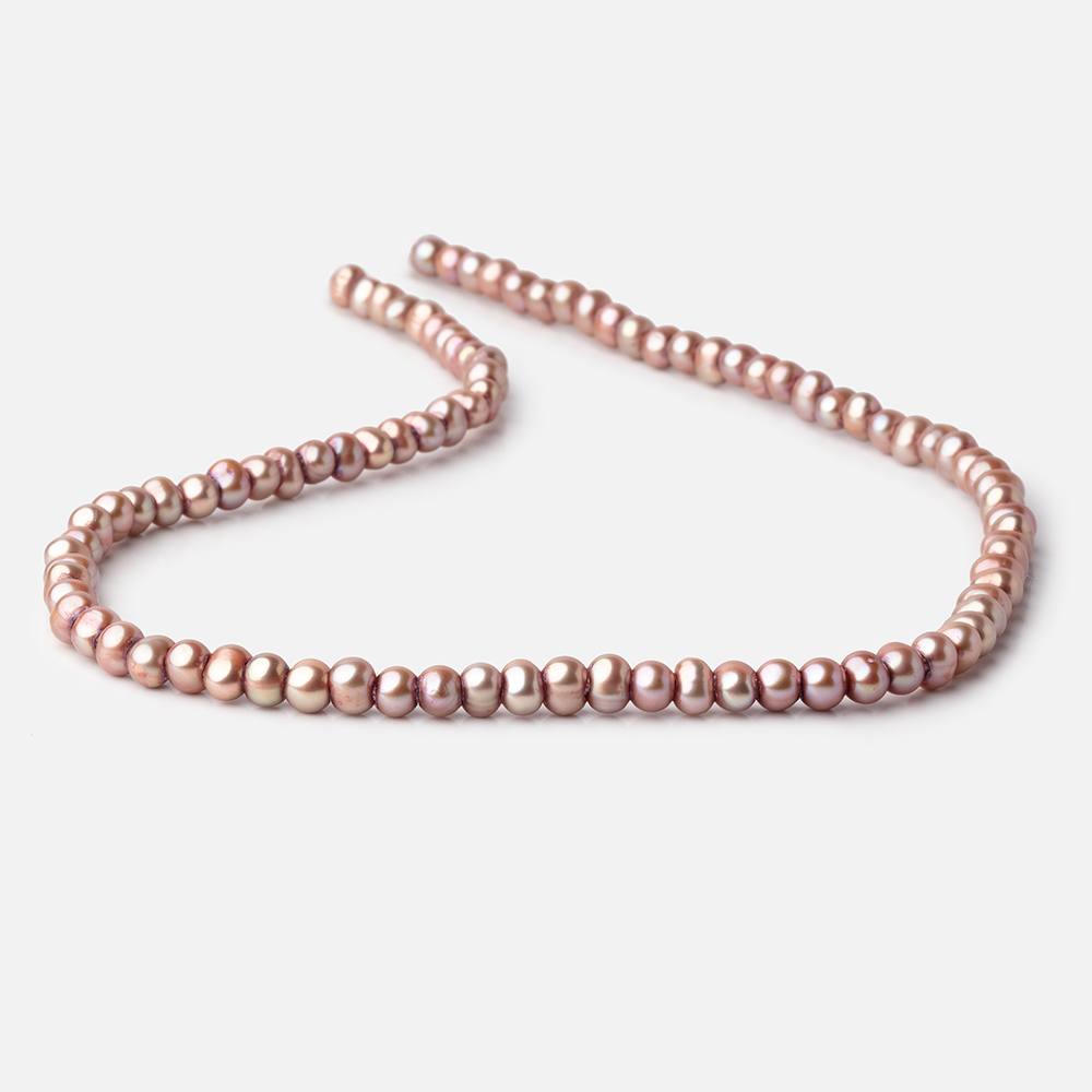 tea rose beige freshwater pearls for sale large hole