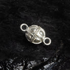 19x10mm Silver Plated Copper Pear Magnetic Clasp 1 Bead - The Bead Traders
