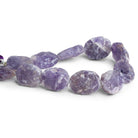 19x16mm Amethyst Hammer Faceted Ovals 8 inch 11 beads - The Bead Traders
