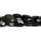 19x16mm Rainbow Obsidian Faceted Ovals 16 inch 20 beads - The Bead Traders