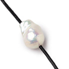 20-25mm Off White Ultra Baroque Large Hole Freshwater Pearl Focal 1pc - The Bead Traders