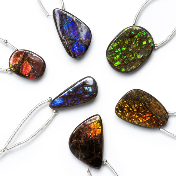 20x10mm Ammolite Nugget Focal 1 Bead