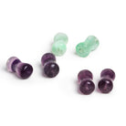 20x10mm Fluorite Drum Focals Set of 2 Beads - The Bead Traders