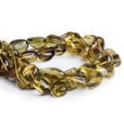 20x10mm Lemon Quartz Plain Nuggets 16 inch 19 beads - The Bead Traders