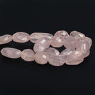 20x14mm Rose Quartz Faceted Nuggets 15 inch 18 beads - The Bead Traders