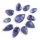 20x15mm Iolite Faceted Pears 11 beads - The Bead Traders