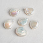 20x17mm Creamy White Coin Pearl Focal 1 Piece - The Bead Traders