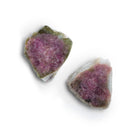 20x17mm Watermelon Tourmaline Slice Beads - Set of 2 - The Bead Traders