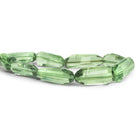 21x9mm Prasiolite Faceted Nuggets 8 inch 9 beads - The Bead Traders