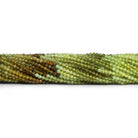 2.2mm Grossular Garnet Microfaceted Rounds 12 inch 140 beads - The Bead Traders