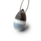 22x11mm Denim Opal Faceted Teardrop Focal 1 Bead - The Bead Traders
