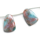 22x15mm Jasper Nugget Focals Set of 2 Beads - The Bead Traders