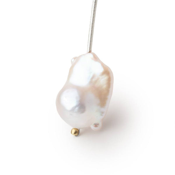 22x16mm Off White Ultra Baroque Freshwater Pearl Focal 1 Piece