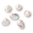 22x16mm Off White Ultra Baroque Freshwater Pearl Focal 1 Piece - The Bead Traders