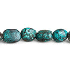 22x18mm Chinese Turquoise Plain Nuggets 16 inch 18 beads - The Bead Traders