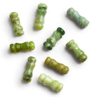 22x8mm Serpentine Carved Tube Focal 1 Bead - The Bead Traders