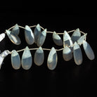 22x9mm Champagne Agate Faceted Pears 8 inch 16 beads - The Bead Traders