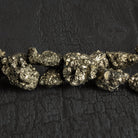 23x17mm Pyrite Nuggets 18 inch 28 beads - The Bead Traders