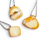 23x22mm Yellow Orange Drusy Nugget Focal 1 Bead - The Bead Traders