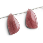 24x13mm Strawberry Wing Focals Set of 2 Beads - The Bead Traders