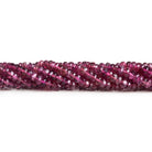 2.5 - 4.5mm Pink Tourmaline Faceted Rondelles 16 inch 200 beads - The Bead Traders