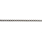 2.5mm Black Gold plated Ring Link Chain 3 Feet - The Bead Traders