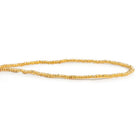 2.5mm Gold Plated Copper Plain Discs 8 inch 130 beads - The Bead Traders