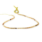 2.5mm Golden Multi Color Tourmaline Microfaceted Rounds 12.5 inch 139 Beads AAA - The Bead Traders