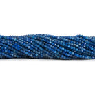 2.5mm Kyanite Microfaceted Rounds 12 inch 120 beads - The Bead Traders