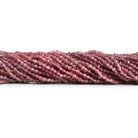 2.5mm Pink Tourmaline Faceted Rounds 14 inch 160 beads - The Bead Traders