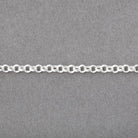 2.5mm Silver Plated Double Rolo Link Chain 3 Feet - The Bead Traders