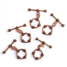25x15mm Copper Toggles Set of 5 - The Bead Traders