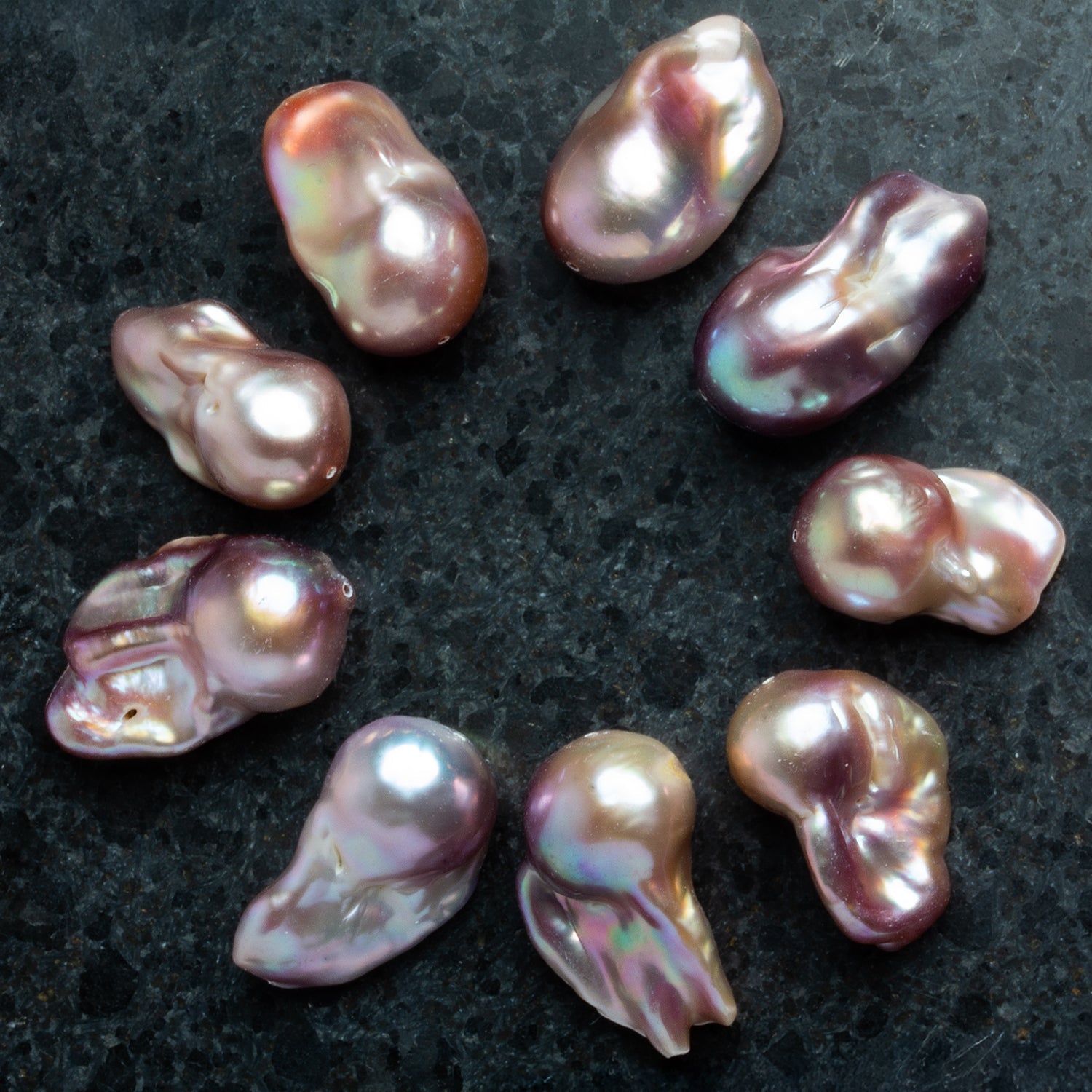 25x15mm Tricolor Ultra Baroque Pearl Focal 1 Bead - The Bead Traders