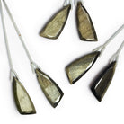 26x10mm Golden Sheen Obsidian Fancy Focals 2 Beads - The Bead Traders