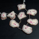 27x20mm Solar Quartz Slices 8 inch 8 beads - The Bead Traders