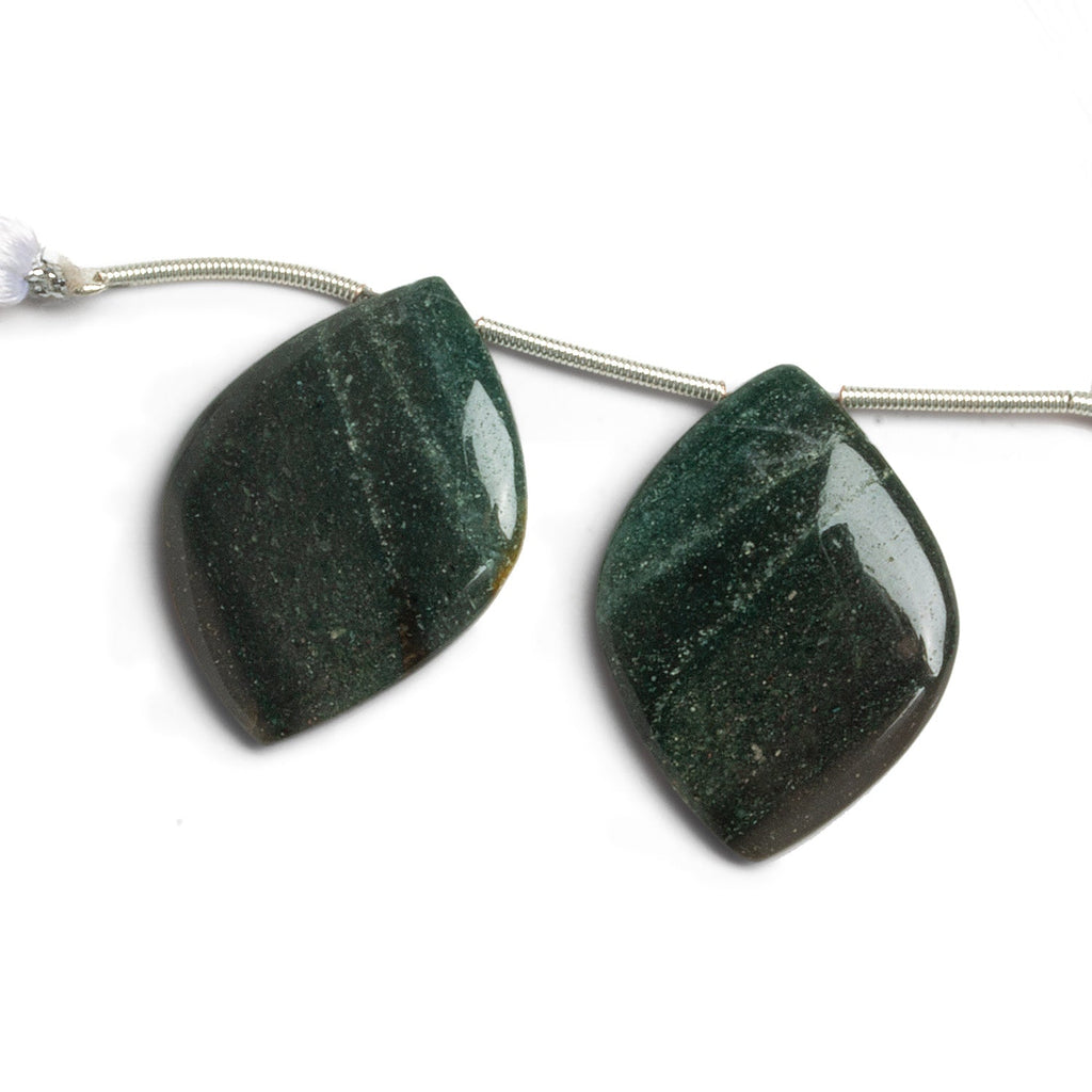 28x20mm Jasper Marquise Focals Set of 2 Beads - The Bead Traders