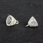 29x14mm Silver Plated Copper Magnetic Clasps 1 Bead - The Bead Traders