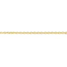 2mm Gold Plated Oval Link Chain 3 Feet - The Bead Traders