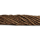 2mm Raw Copper Cubes 8 inch 96 beads - The Bead Traders