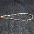 2mm Sterling Silver plated Copper Brushed Faceted Nuggets 8 inch 90 beads - The Bead Traders