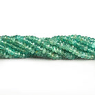 3-4mm Apatite Faceted Rondelles 16 inch 185 beads - The Bead Traders
